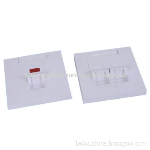 Wall Plate, Fitted with Withdrawal Label, Made of ABS High-strength Resistance UV